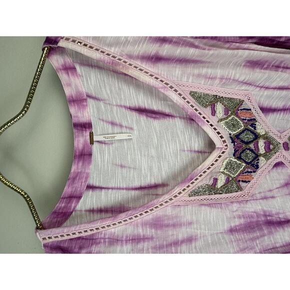 Free People Pink Tye Dye Summer Nights Tunic - Size - Small - Picture 4 of 6